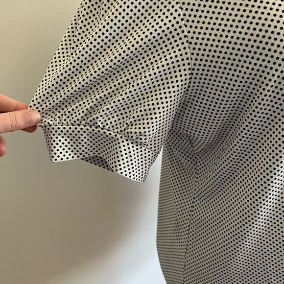 Adrianna Papell Polka Dot Top - Picture 4 of 4